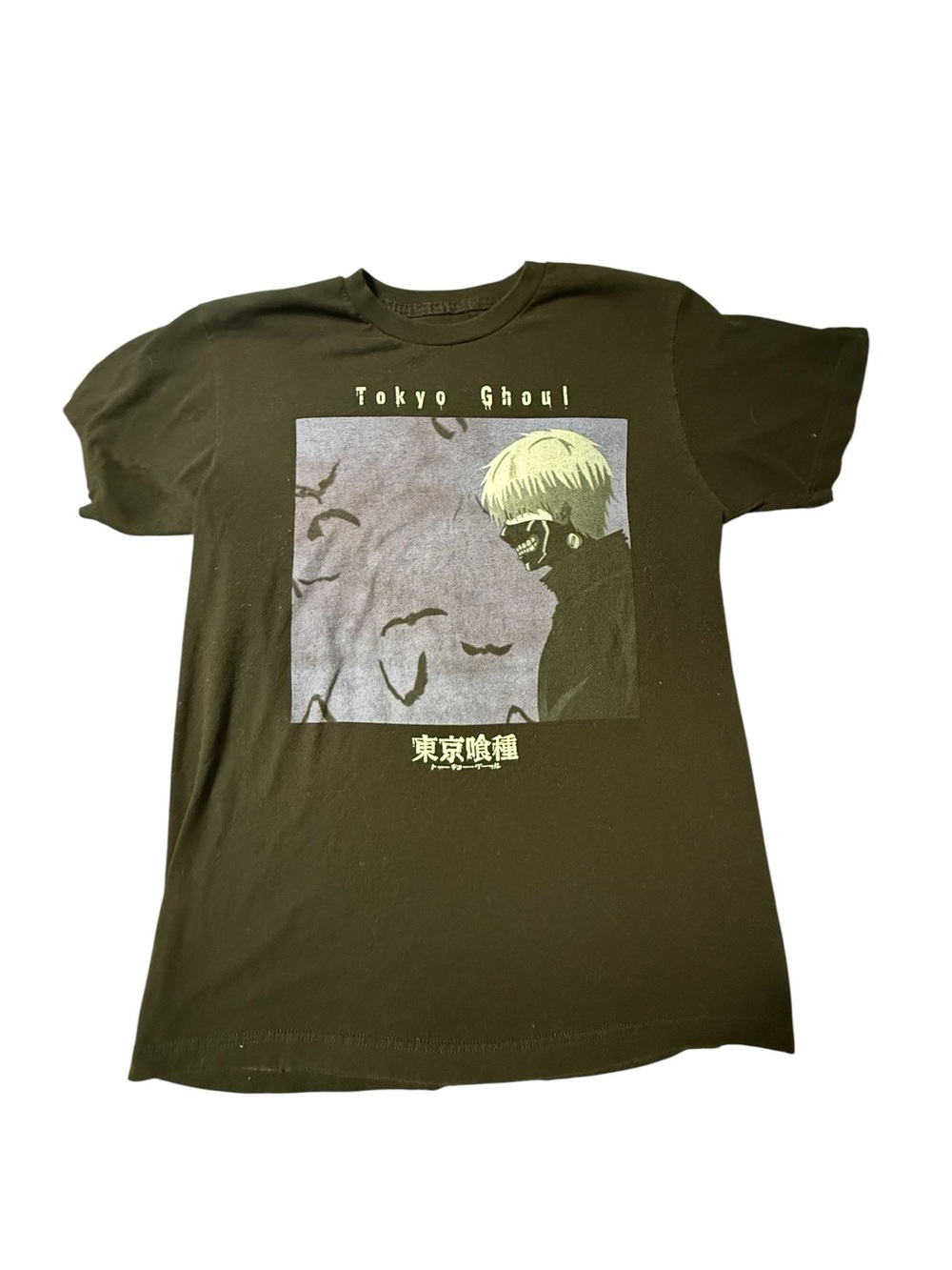 Tokyo Ghoul Kaneki Ken Anime Graphic Tee Black M